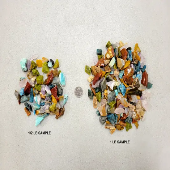 Raw Crystal Chips Bulk - Madagascar Rough Stone Mix {4}