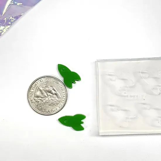 Rocket Stud Earring Mold(A9) {3}
