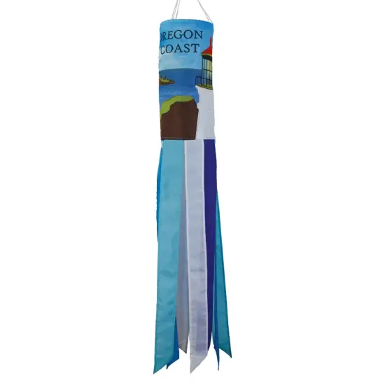 In the Breeze 5137 Oregon Coast 40 Inch Windsock - Outdoor Oregon Coast Decoration {1}