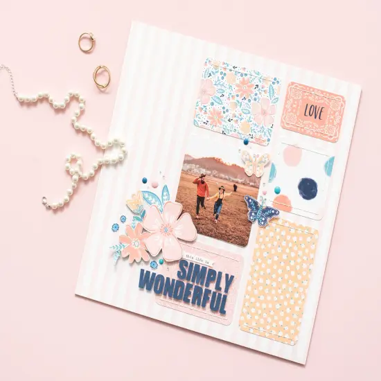 DCWV Double-Sided Cardstock Stack 12"X12" 36/Pkg-Arcadia, W/Copper Foil {5}