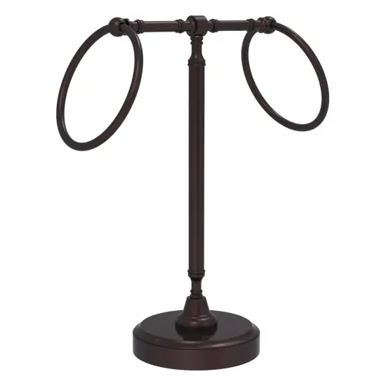 Vanity Top 2 Towel Ring Guest Towel Holder - Rdm-3-Abz {1}