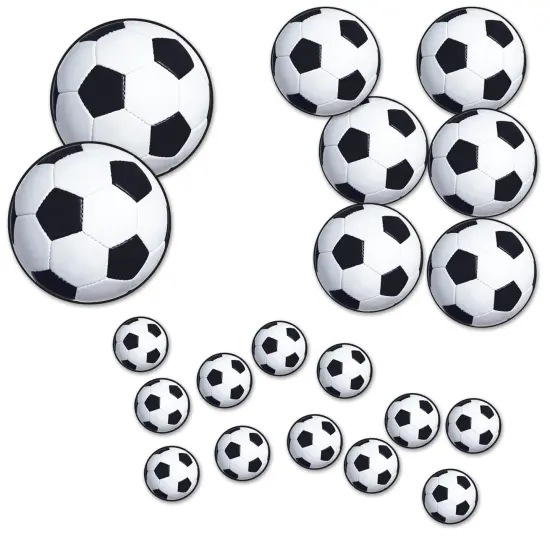 Soccer Ball Cutouts, (Pack Of 12) {1}