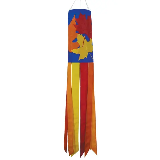 In the Breeze 5132 Fall Leaves 40 Inch Windsock - Outdoor Fall Decoration {1}