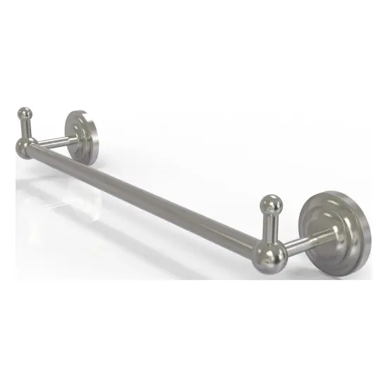 Prestige Que New Collection 30 Inch Towel Bar With Integrated Hooks - Pqn-41-30-Peg-Sn {1}