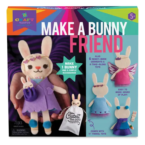 Craft-Tastic Make a Friend Kit - Bunny {1}