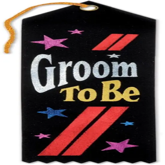 Groom To Be Award Ribbon (Pack of 6) {1}
