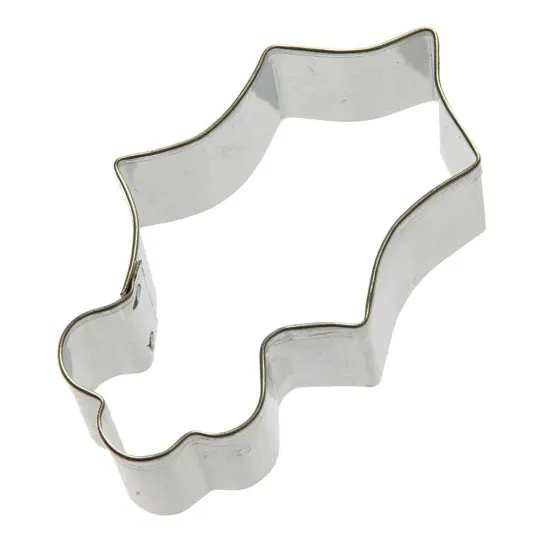 Holly Leaf Cookie Cutter 3 in, CookieCutter.com, Tin Plated Steel, Handmade in the USA {1}