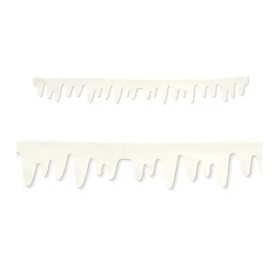 Fabric Icicle Decorations (Pack of 12) {1}