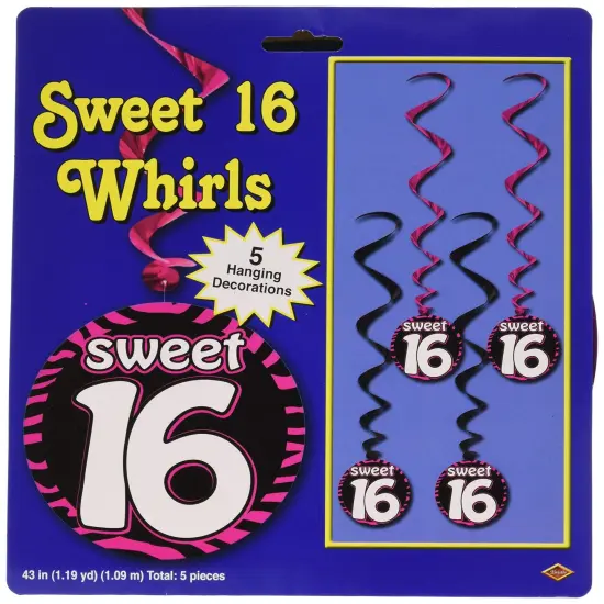 Sweet 16 Whirls (Pack of 6) {1}