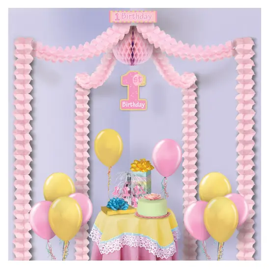 1st Birthday Party Canopy, (Pack of 6) {1}