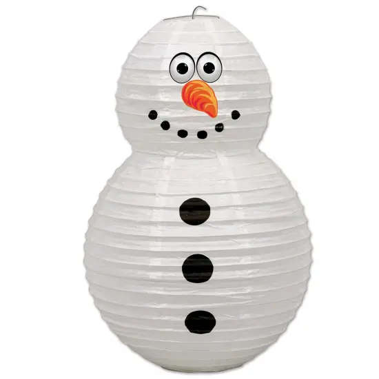 Snowman Paper Lantern (Pack of 6) {1}