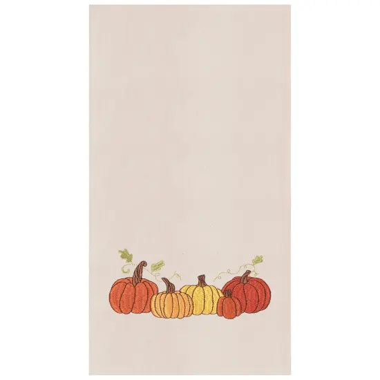 Pumpkin Patch Kitchen Fall Harvest Dishtowel {1}