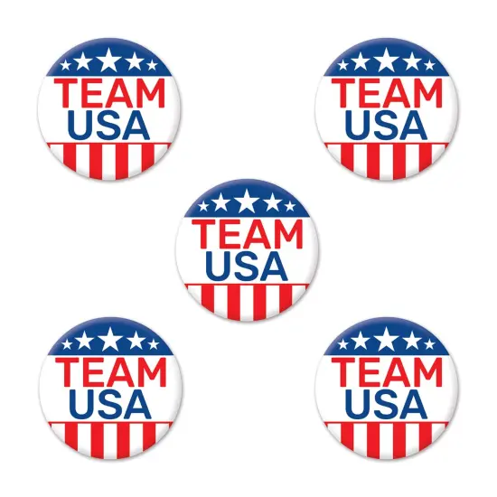Team USA Party Buttons, (Pack of 12) {1}