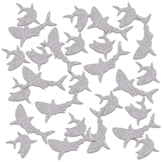 Shark Deluxe Sparkle Confetti, (Pack Of 12) {1}