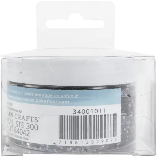 American Crafts Color Pour Mix-Ins 4.9oz-Crushed Glass - Ocean {3}