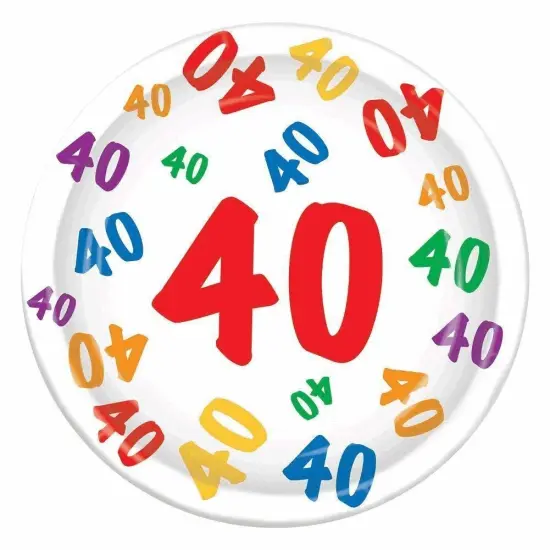 40Plates (Pack of 12) {1}