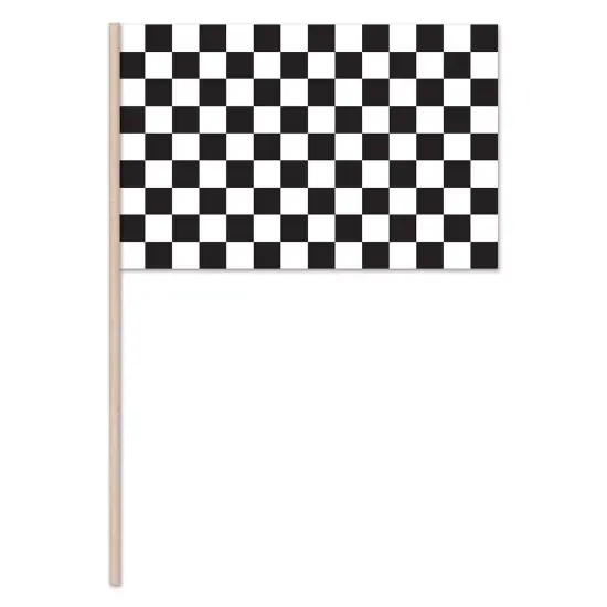 Checkered Flag - Plastic (Pack Of 144) {1}