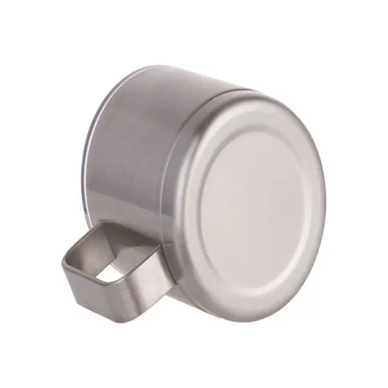 Engraving Coffee Cup, 10 oz with Lid and Handle (Stainless Steel) {3}