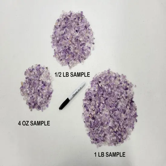 Tumbled Amethyst Chips Bulk {5}