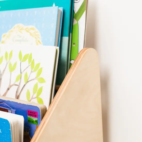 Montessori Bookshelf, Wooden Kids Bookcase,Baby Neutral Room Storage, Nursery Decor {5}