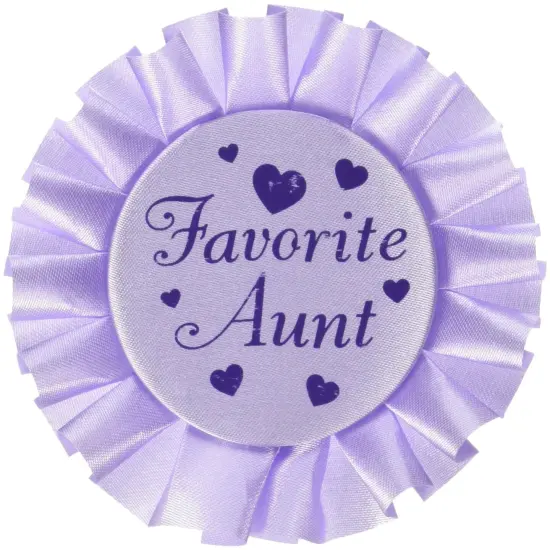 Favorite Aunt Satin Button (Pack of 12) {1}
