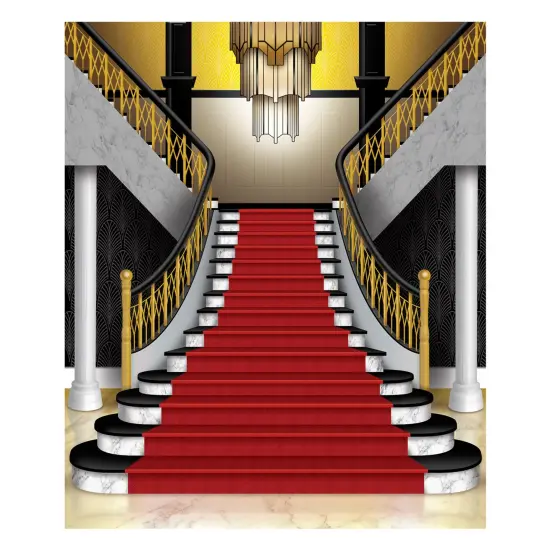 Grand Staircase Insta-Mural Photo Op, (Pack Of 6) {1}