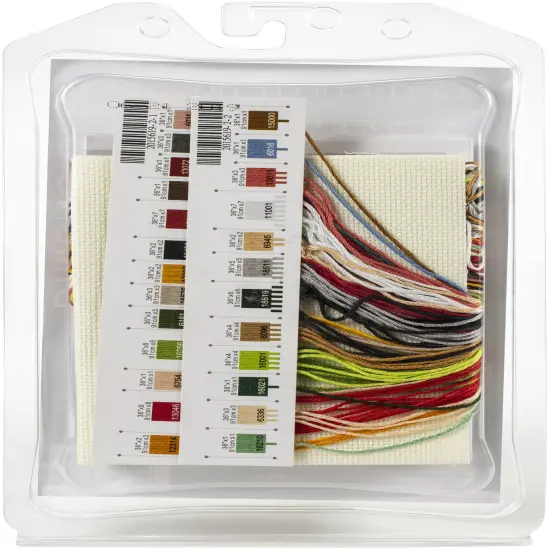 Dimensions Gold Petite Counted Cross Stitch Kit 5"X7"-Believe In Santa {2}