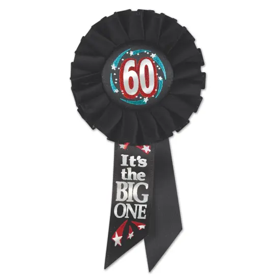 60 It's The Big One Rosette (Pack of 6) {1}