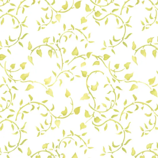 Leafy Wallpaper Wall Stencil | 3290 by Designer Stencils | Floral Stencils | {2}