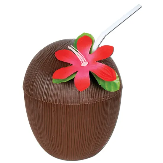 Plastic Coconut Cup (Pack of 12) {1}