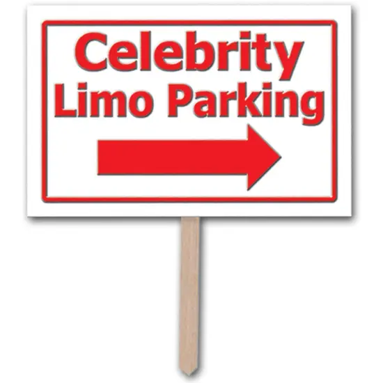 3-D Plastic Awards Night Yard Sign (Pack of 6) {1}