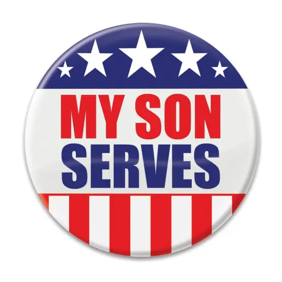My Son Serves Button, (Pack of 6) {1}