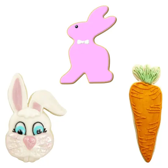 Easter Cookie Cutter 3 Pc Set, CookieCutter.com, Tin Plated Steel, Handmade in the USA {2}