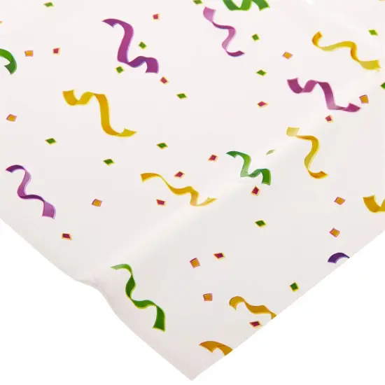 Mardi Gras Confetti & Serpentine Border (Pack of 6) {1}