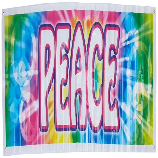 Peace Sign Banner (Pack of 12) {1}