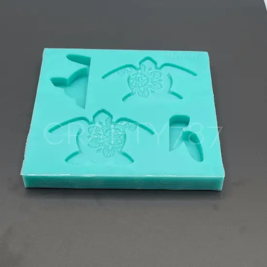 Mandala Turtle Straw Topper Mold {2}