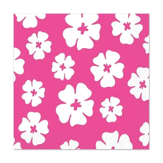 Hibiscus Beverage Napkins (Pack of 12) {1}