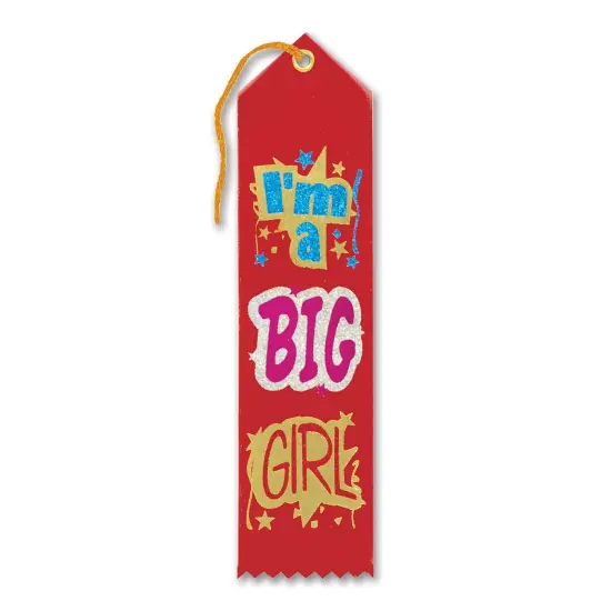 I'm A Big Girl Award Ribbon (Pack of 6) {1}