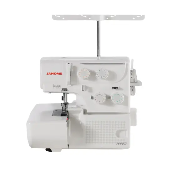 Janome 8002D 3/4 Thread Portable Overlock Mechanical Serger {1}