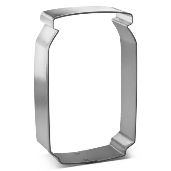 Jelly Jar Cookie Cutter 4 in, CookieCutter.com, Tin Plated Steel, Handmade in the USA {1}