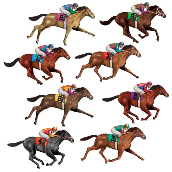 Race Horse Props (Pack of 12) {1}
