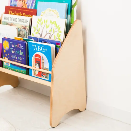 Montessori Bookshelf, Wooden Kids Bookcase,Baby Neutral Room Storage, Nursery Decor {6}