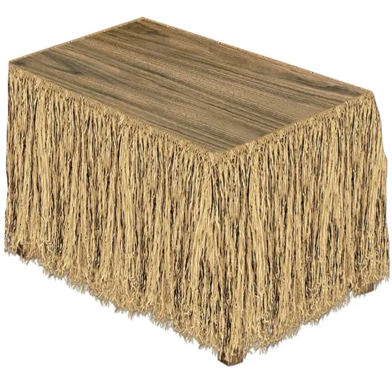 Raffia Table Skirting (Pack of 6) {1}