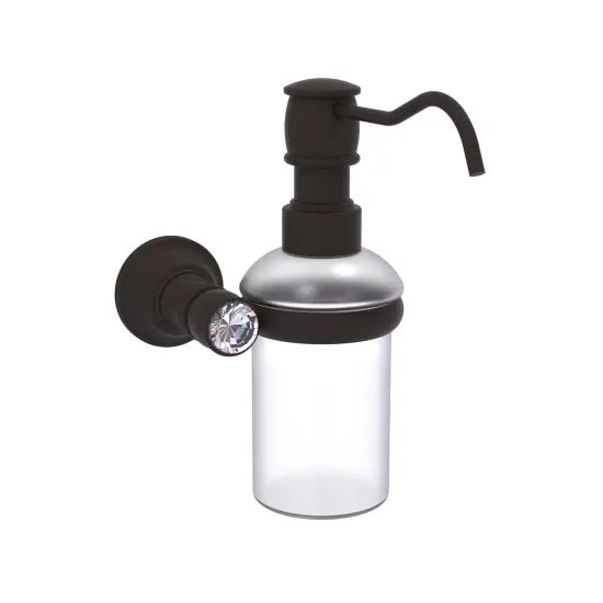 Carolina Crystal Collection Wall Mounted Soap Dispenser - Oil Rubbed Bronze {1}