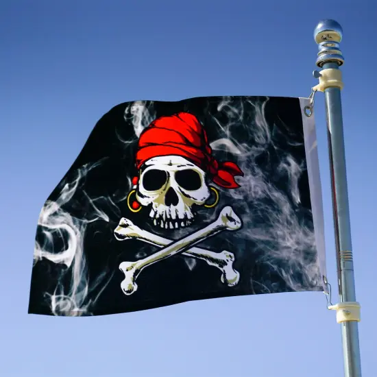 In the Breeze 6-foot 5-Section Grommet Flag Pole and Bracket, Flag Accessory, 3709 {3}