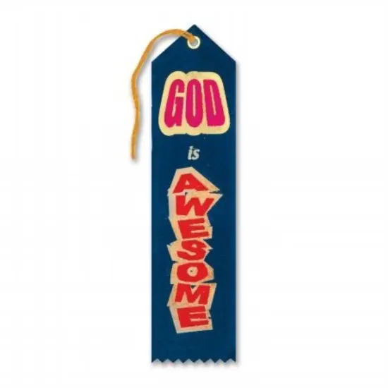 God Is Awesome Ribbon (Pack of 6) {1}