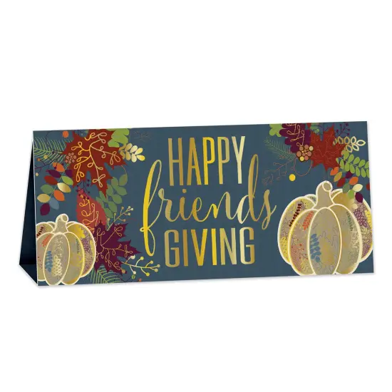 3-D Foil Happy Friendsgiving Centerpiece, (Pack of 12) {1}