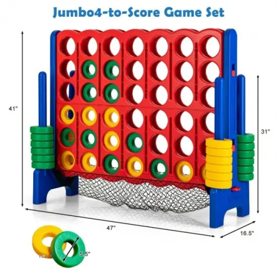 4-to-Score Giant Game Set with Net Storage {2}