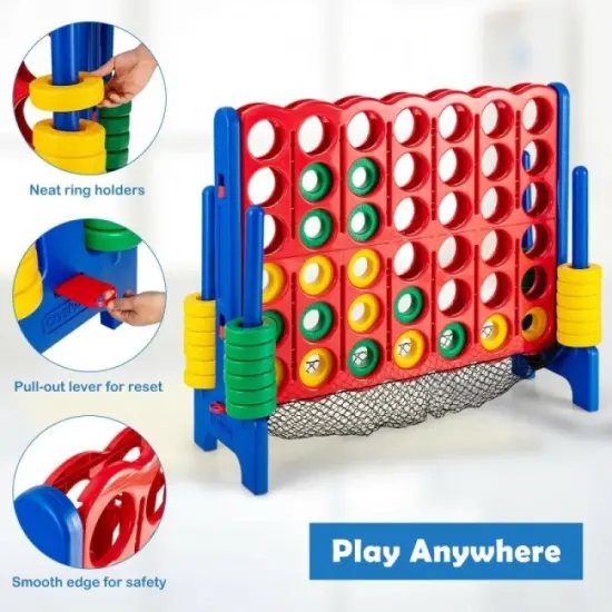 4-to-Score Giant Game Set with Net Storage {3}