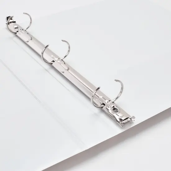 Avery Economy View 3 Ring Binder, 1 Inch Round Rings, 3 White Binders (05760) {6}